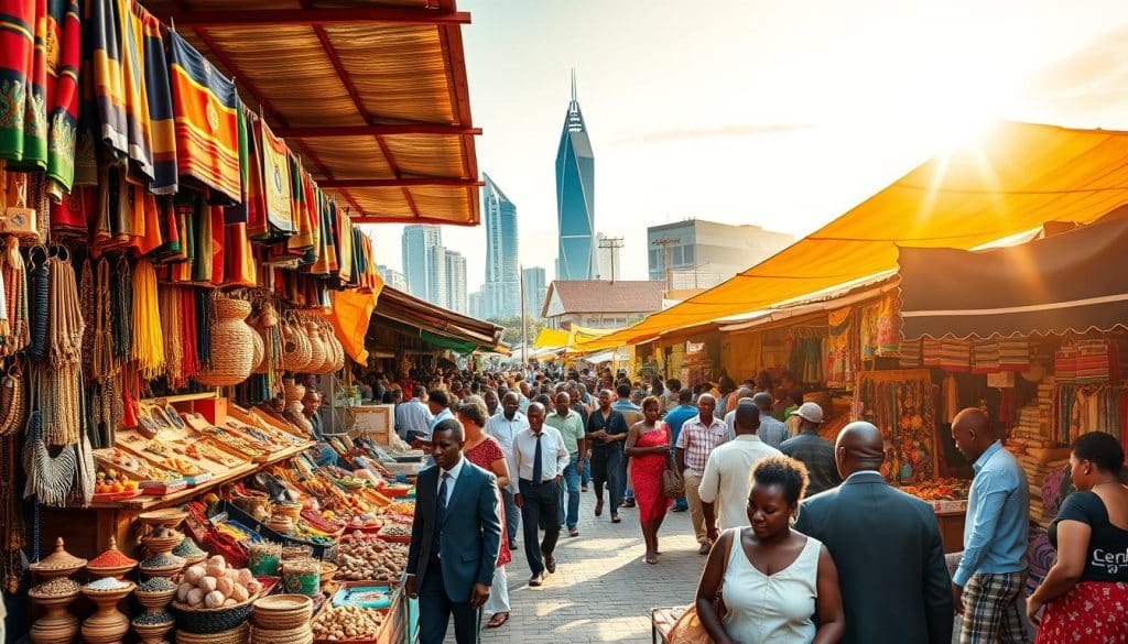 mercado de trabalho na África do Sul